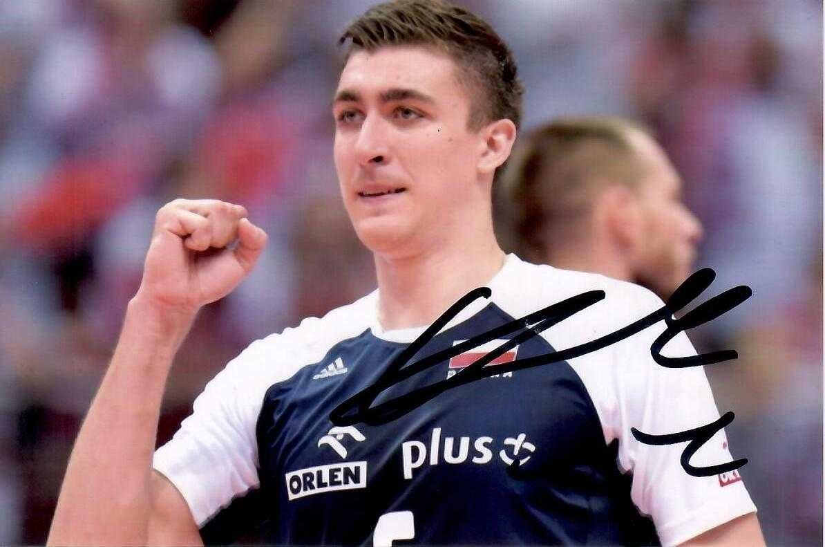 Autograf Łukasz Kaczmarek - siatkówka, reprezentacja, Zaksa