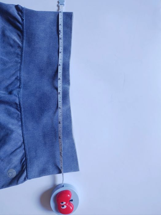 Gołębie szare niebieskie spodenki szorty na siłownię legginsy / XS 34