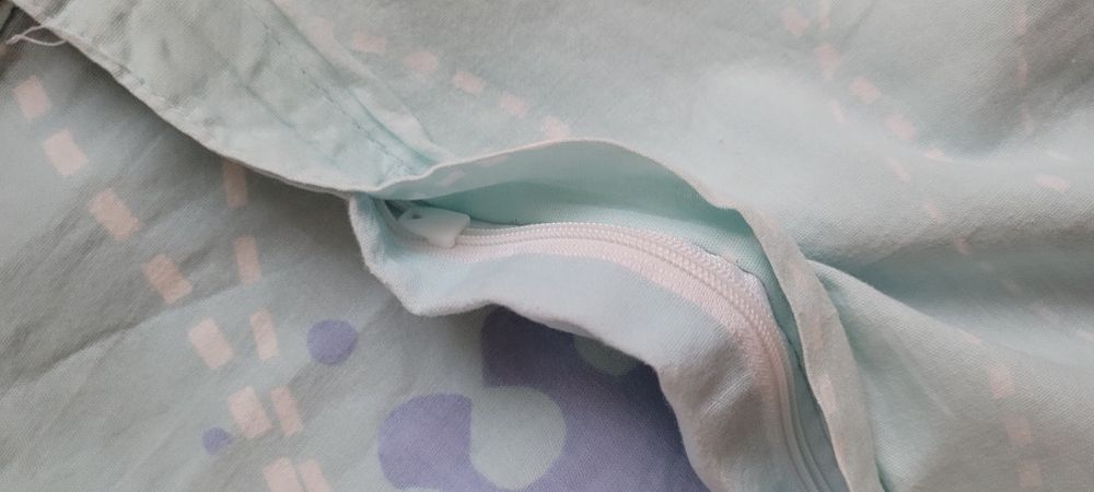 Poszewka na kołderkę niemowlęcą 130x90 zapinana zamek Superman Samolot