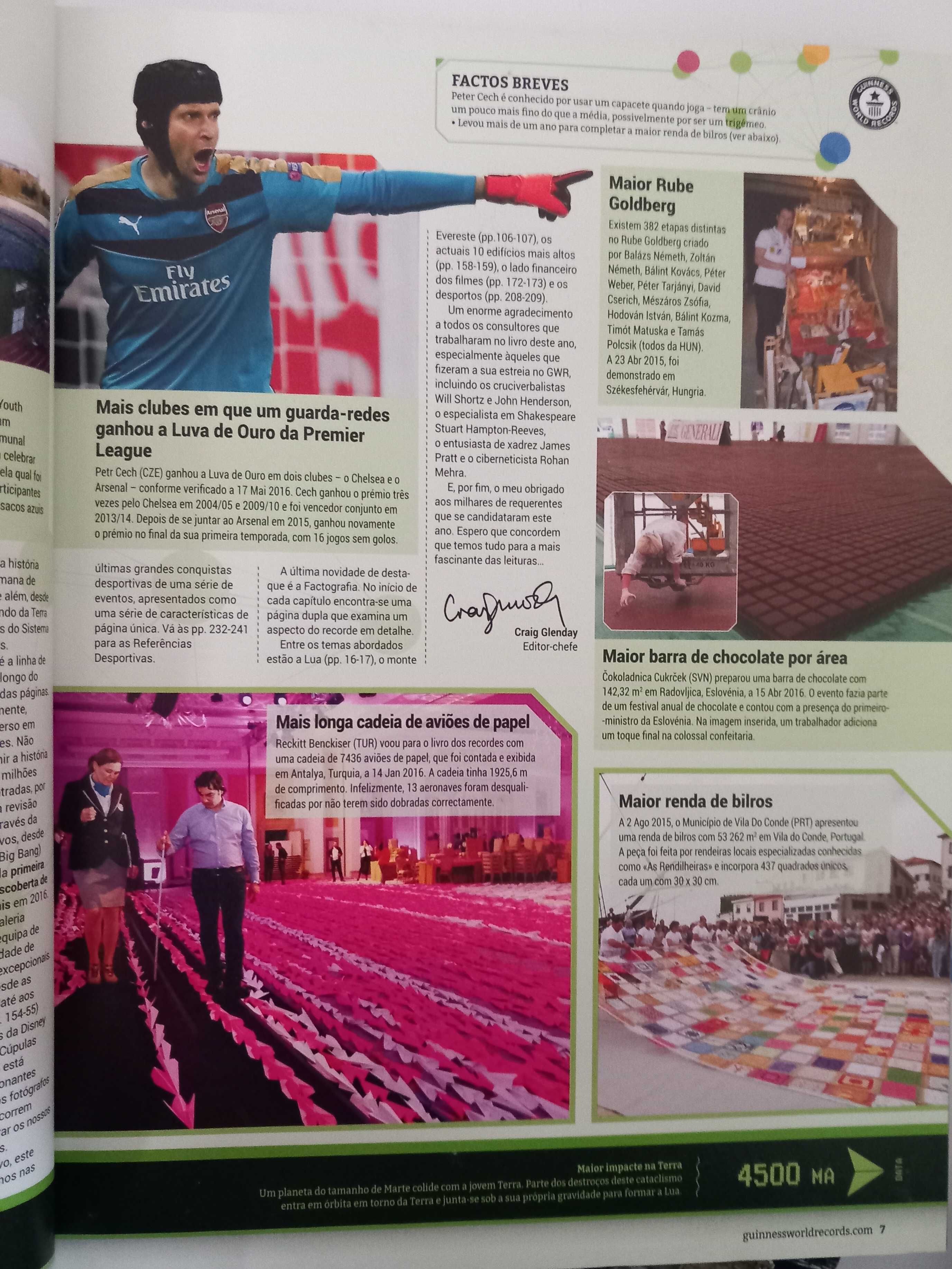 Livro - Guiness World Records 2017 - em português - portes incluídos