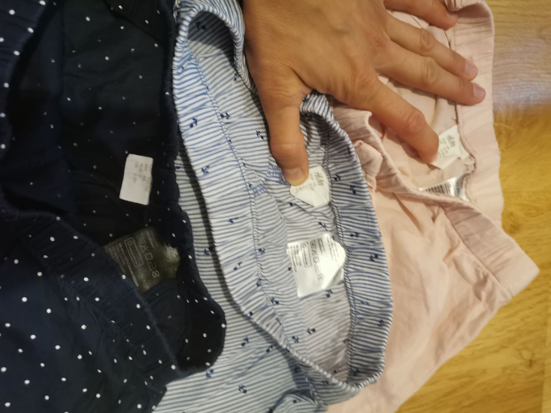 Paka zestaw HM 98 spodenki sukienka top bluzka podkoszulka
