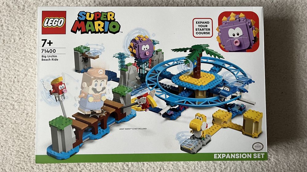 Klocki LEGO Super Mario Duży jeżowiec i zabawa na plaży 71400