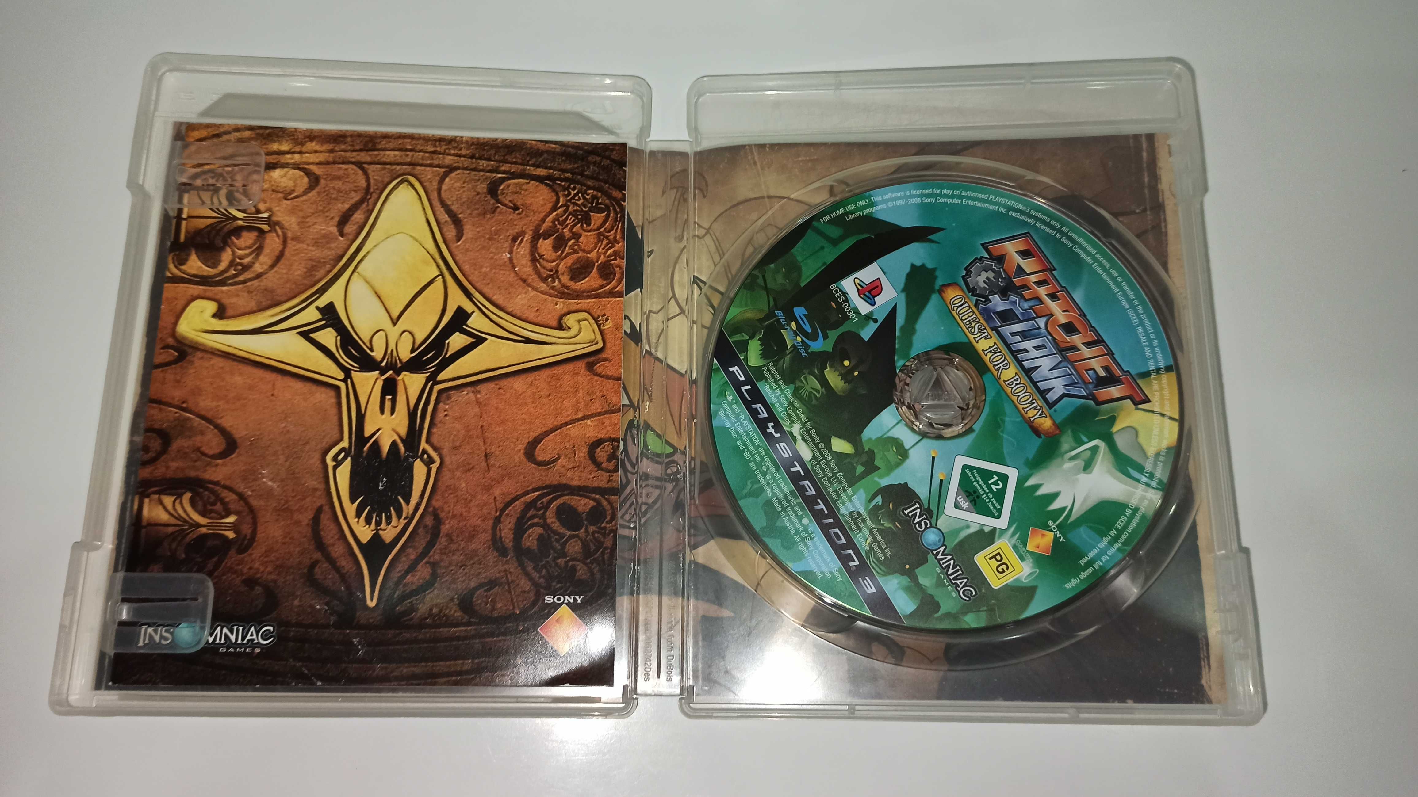 ps3 RATCHET CLANK QUEST FOR BOOTY polska okładka, klasyk platformówka