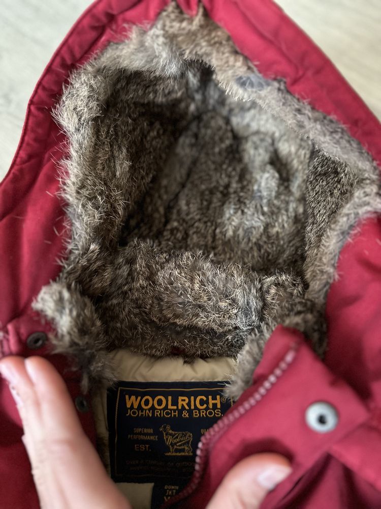 Зимова парка Woolrich, зимове пальто Woolrich, пуховик Woolrich