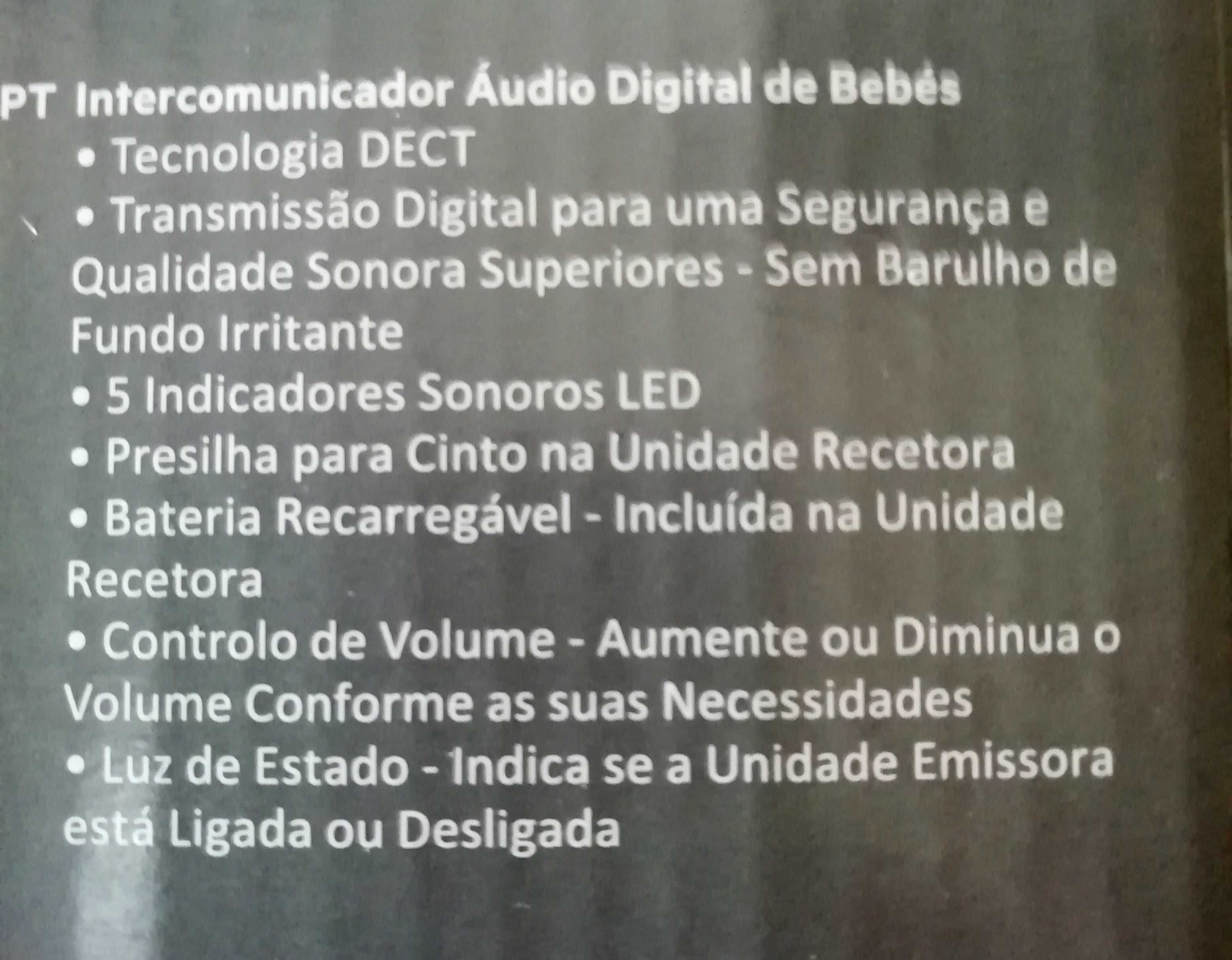 Intercomunicador áudio digital de bebés Becken novo