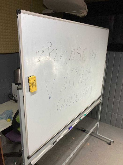 Магнітно маркерна дошка. Фліпчарт.90х150 Комплект маркерів в подарунок