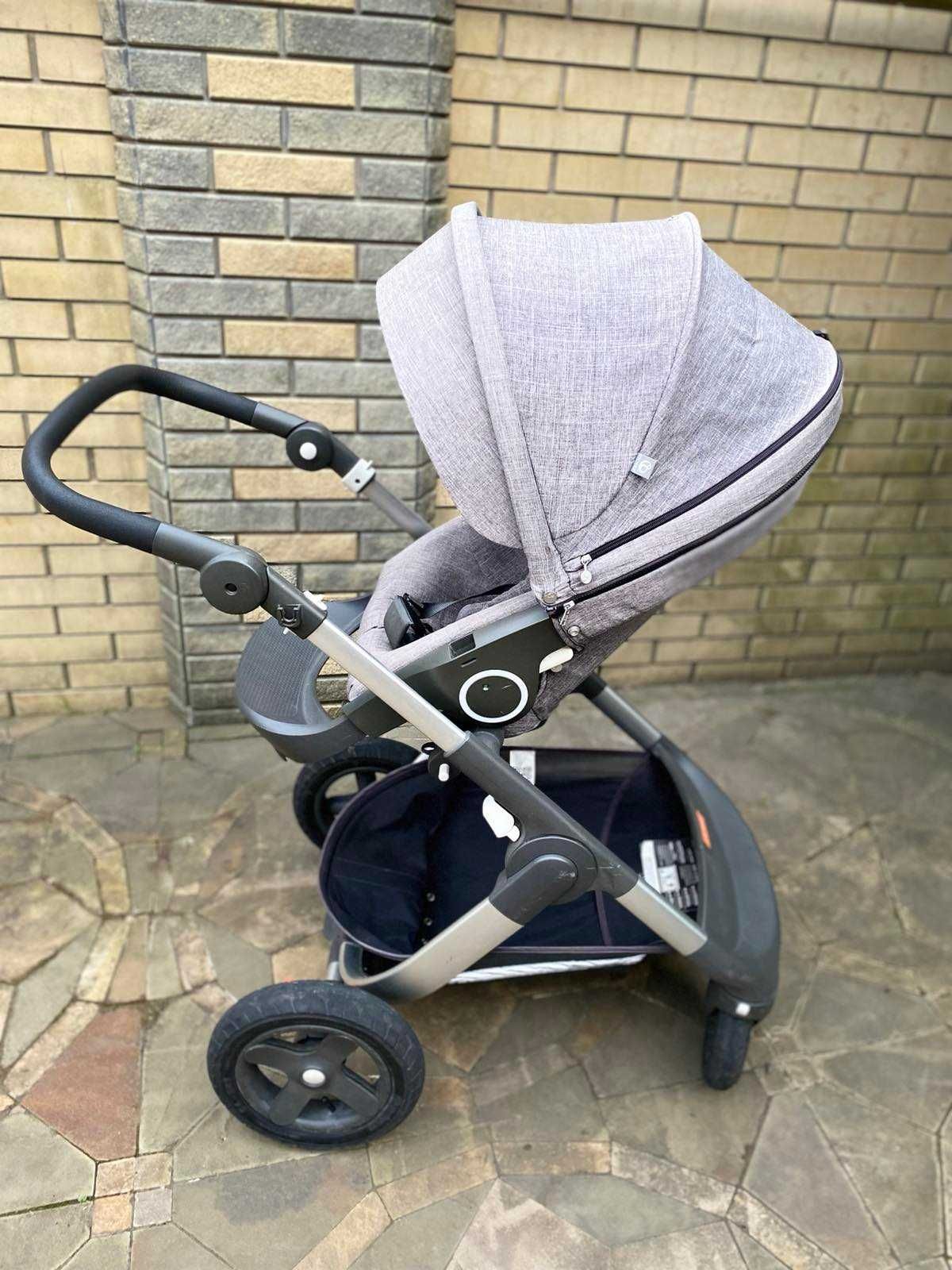 Коляска STOKKE crusi Детская Коляска Зима-Лето 2 в 1 "stokke crusi"