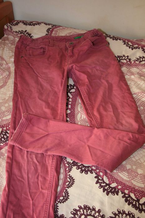 Calças Ganga Rosa United Colors of Benetton