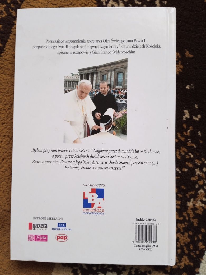 Świadectwo książka o Janie Pawle II