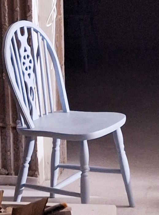 Krzesła Windsor Fameg niebieskie błękitne