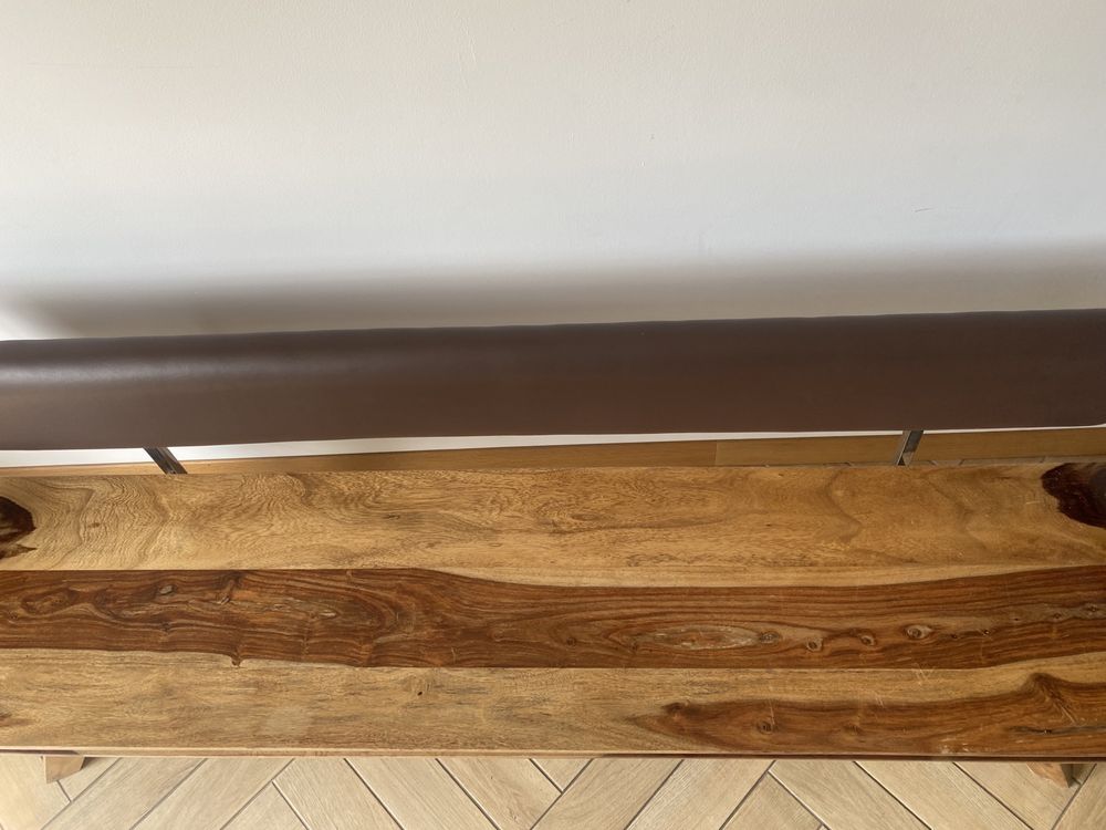 Drewniana ławka ława piękny design palisander