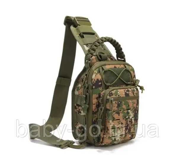 Сумка-рюкзак тактическая lazer однолямочная ZE014.есть дроп и опт