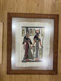 Quadros inspiração egípcia pintados à mão 57*76