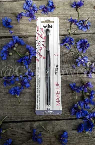 Pędzel do cieni do powiek Elite Charbon z węglem drzewnym z bambusa