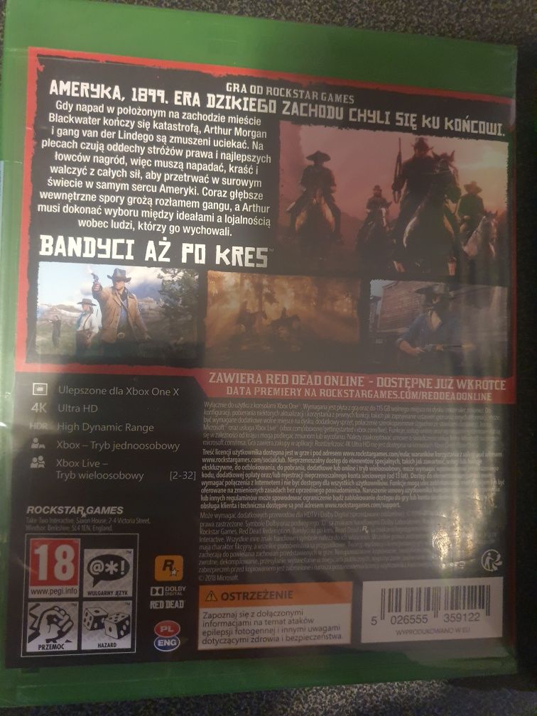 Sprzedam zamienię Red Dead Redemption 2 PL Xbox one s x series