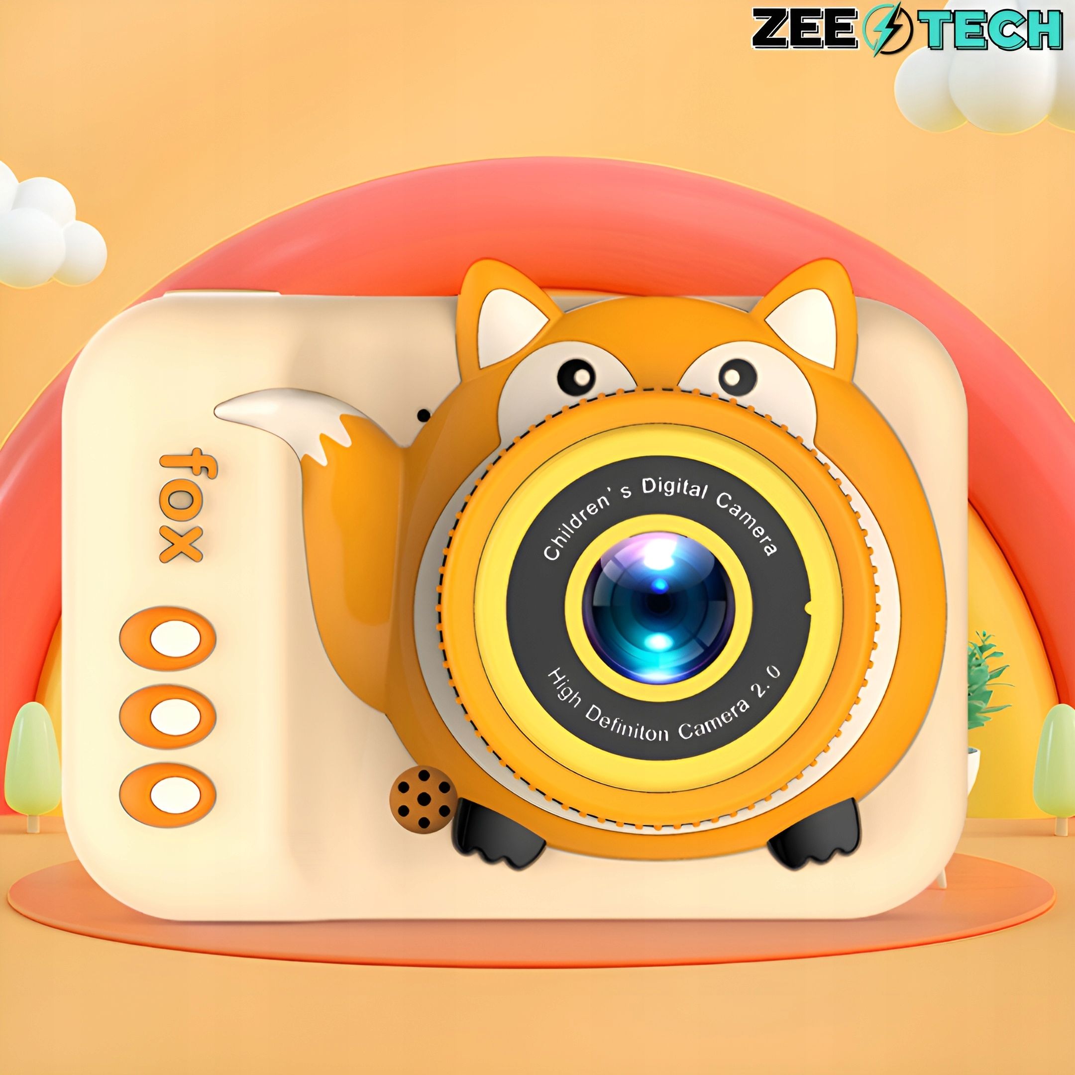 Aparat Cyfrowy Fotograficzny Dla Dzieci 40Mpx Kamera Gry + Karta 32Gb