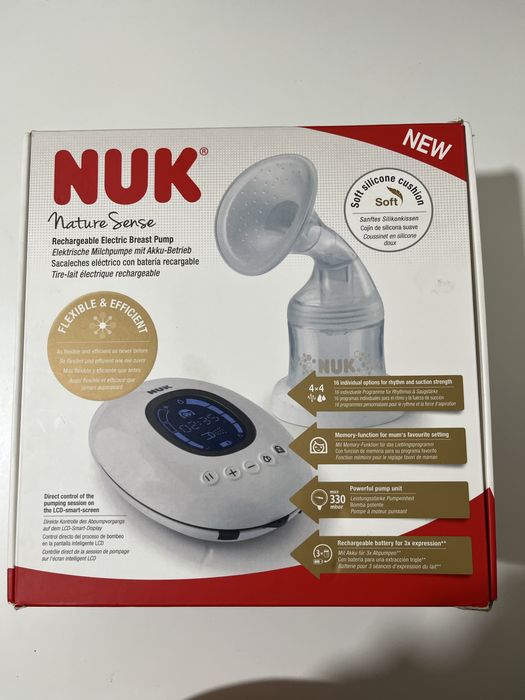 Bomba Tira-Leite Elétrica NUK Nature Sense – Recarregável