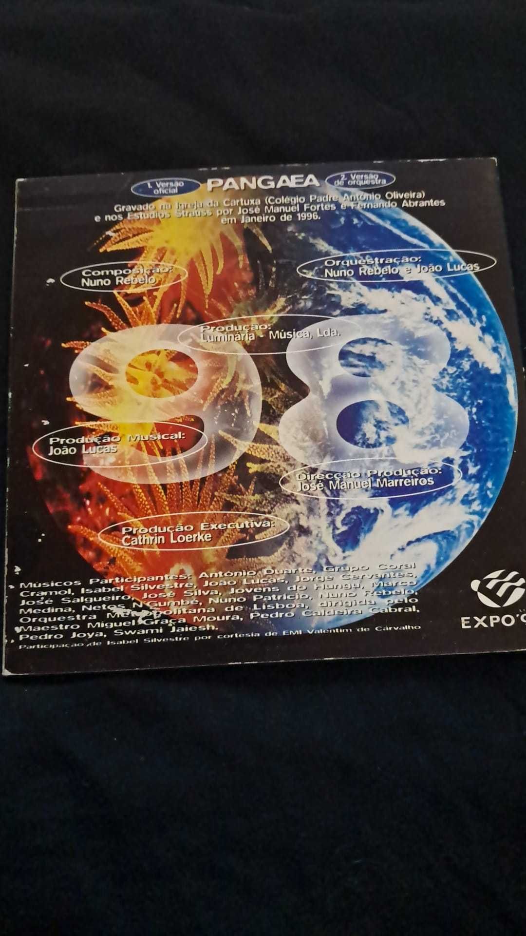CD Raro - Expo 98 - "Pangaea" (Nuno Rebelo) - Tema Oficial