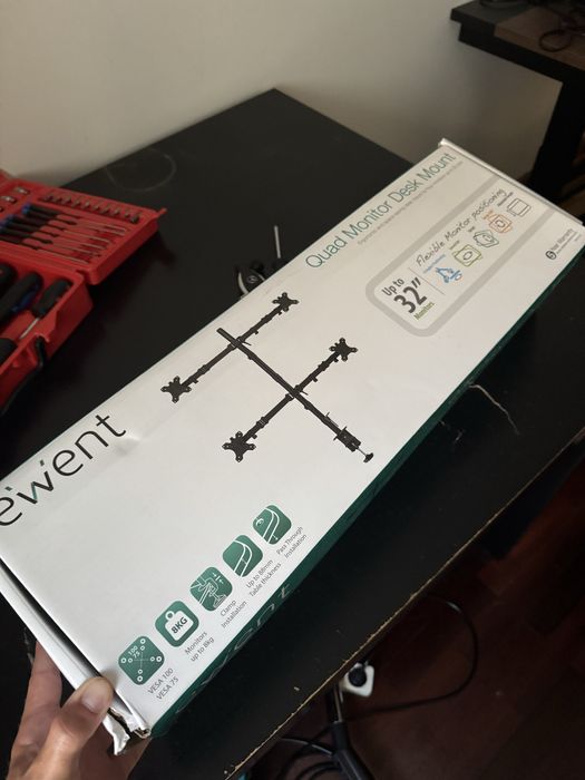 Suporte 4 ecrãs até 32polegadas