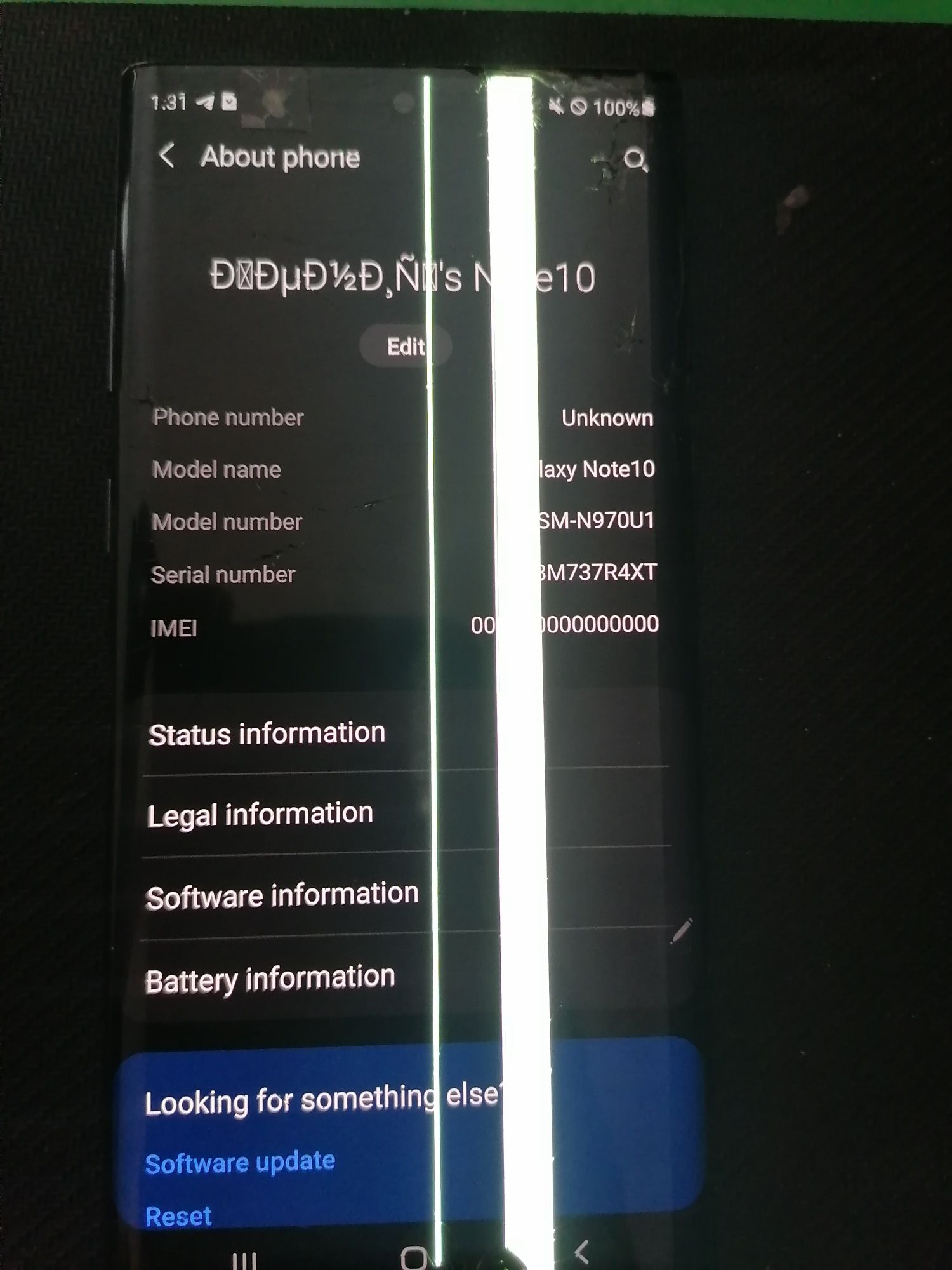 Продам обмен Samsung note 10 8/256gb model: SM-N970U1 8/256  США
