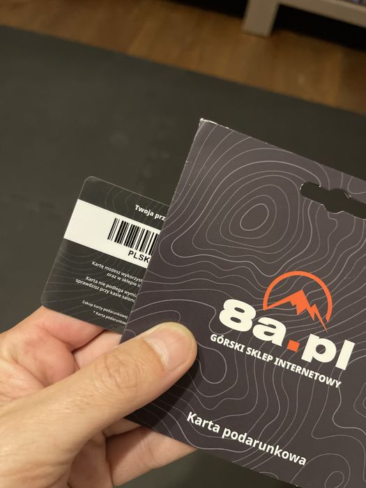 8a.pl voucher kod karta podarunkowa 500 zł sklep górski i turystyczny