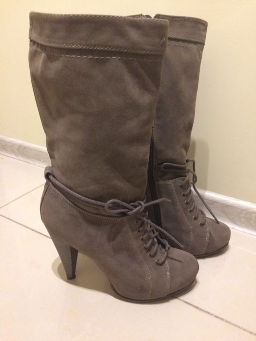 Graceland kozaki botki khaki 40