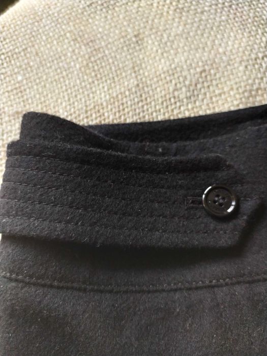 Спідниця Burberry Лондон. Чорна тонка вовна міні офісна люкс якість