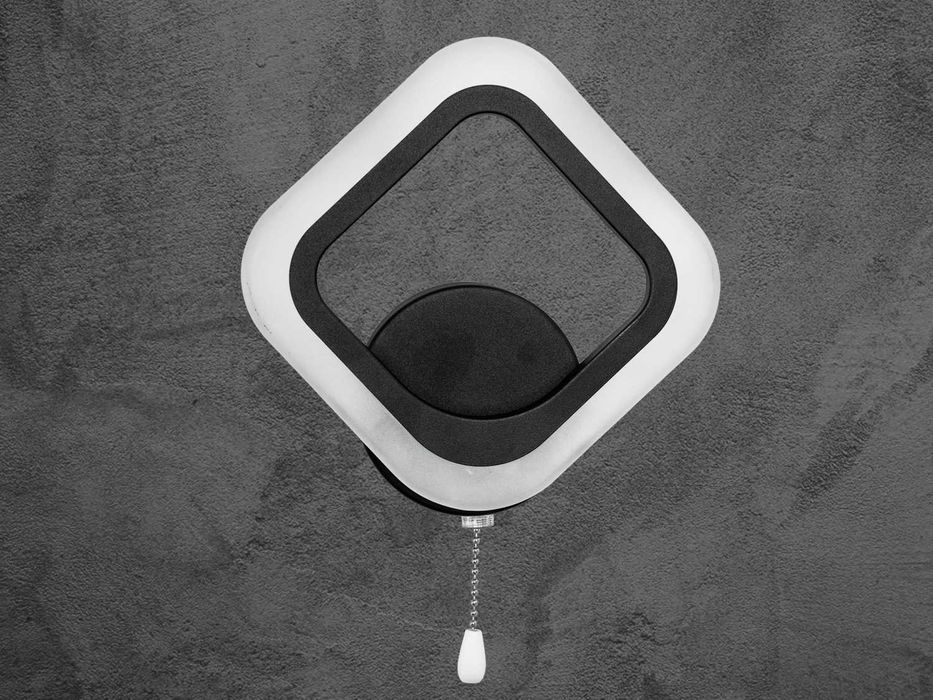 Світлодіодний настінний світильник бра, чорний\ білий ,12W A8060/1BK