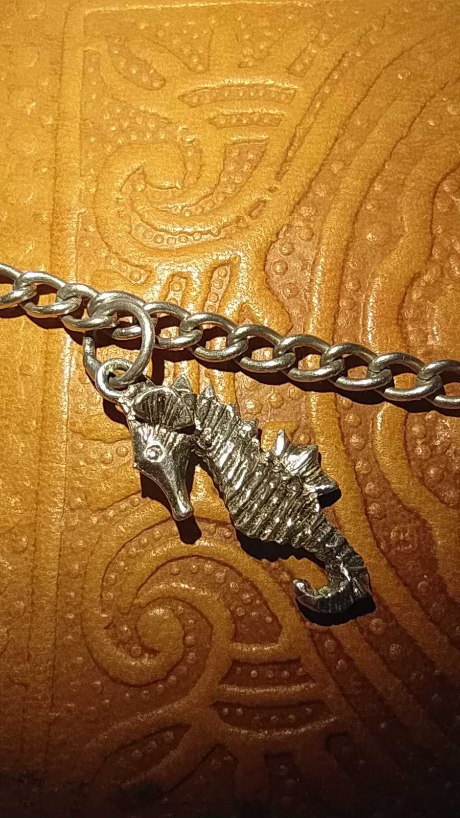 Антикварный серебряный браслет