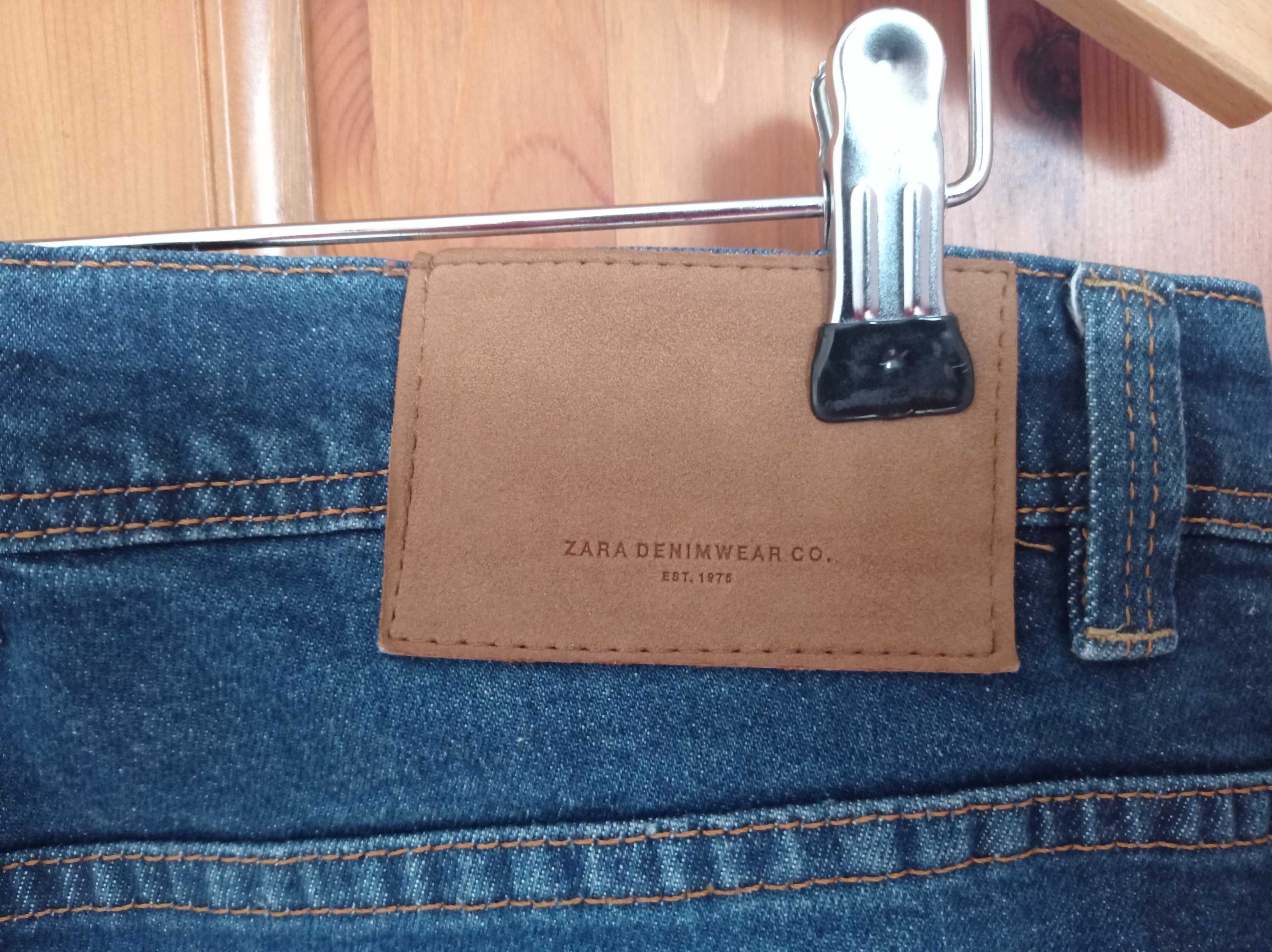 Taniej 70 % Męskie jeansy ZARA pas 43 cm jak nowe