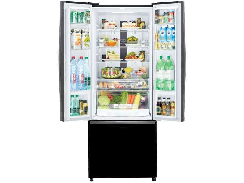 Lodówka HITACHI R-WB480PRU2 (GBK) No frost 178cm Czarne szkło