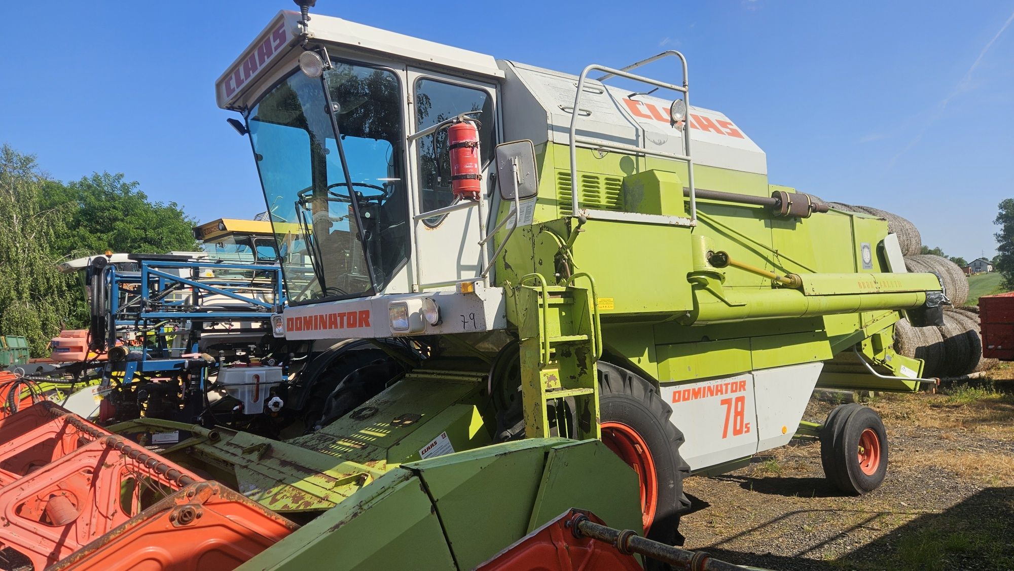 Claas Dominator 78 s z Danii