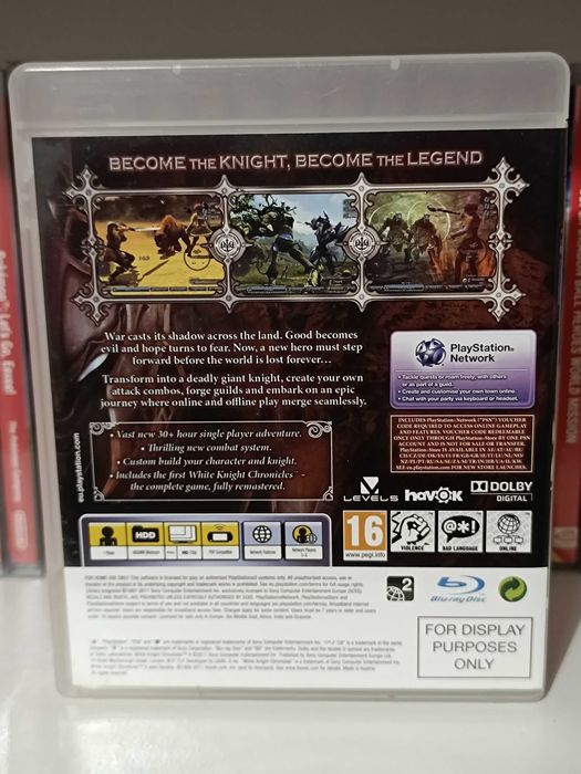 PS3 Jogos White Knight Chronicles 2 e Rise of the Argonauts