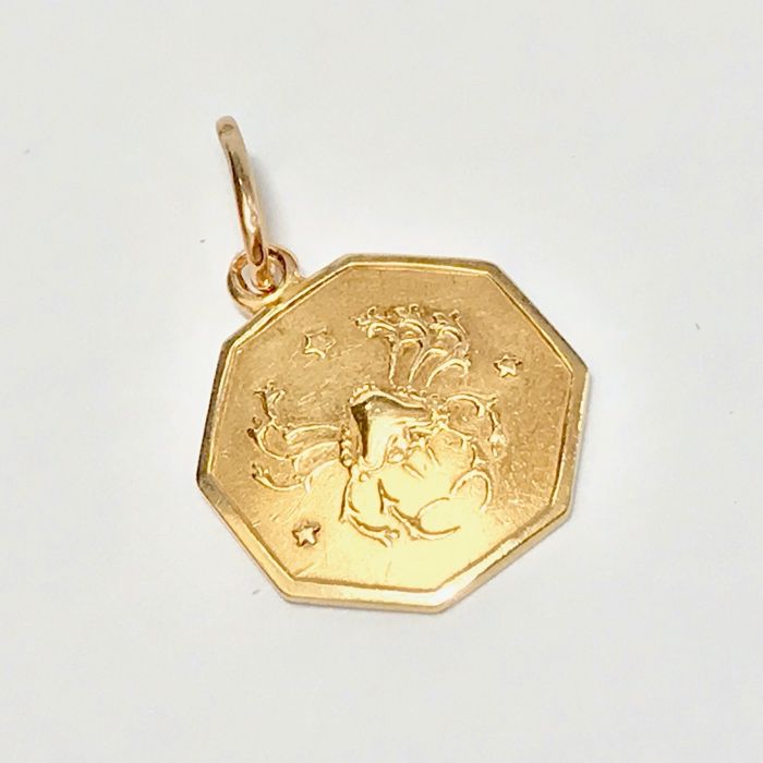 Złoty WISIOREK zawieszka 14K znak zodiaku RAK