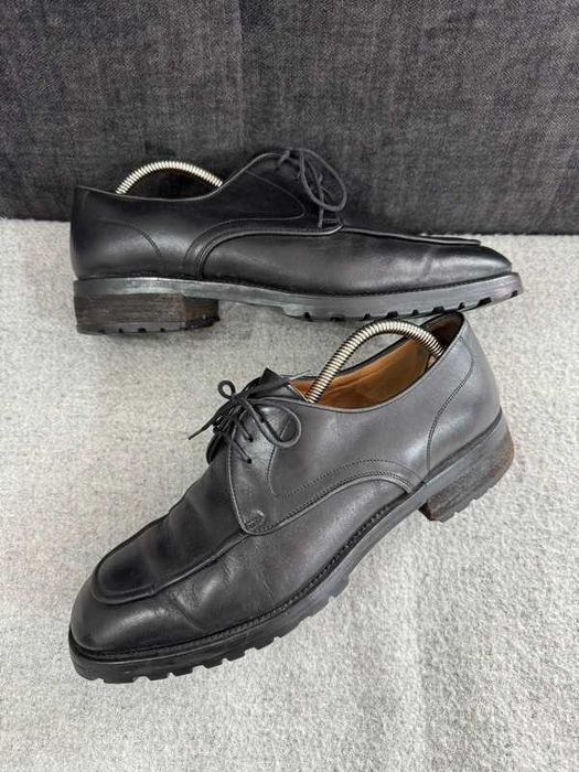 Bally Switzerland Oronis Leather Black Lace 43 buty wizytowe skórzane