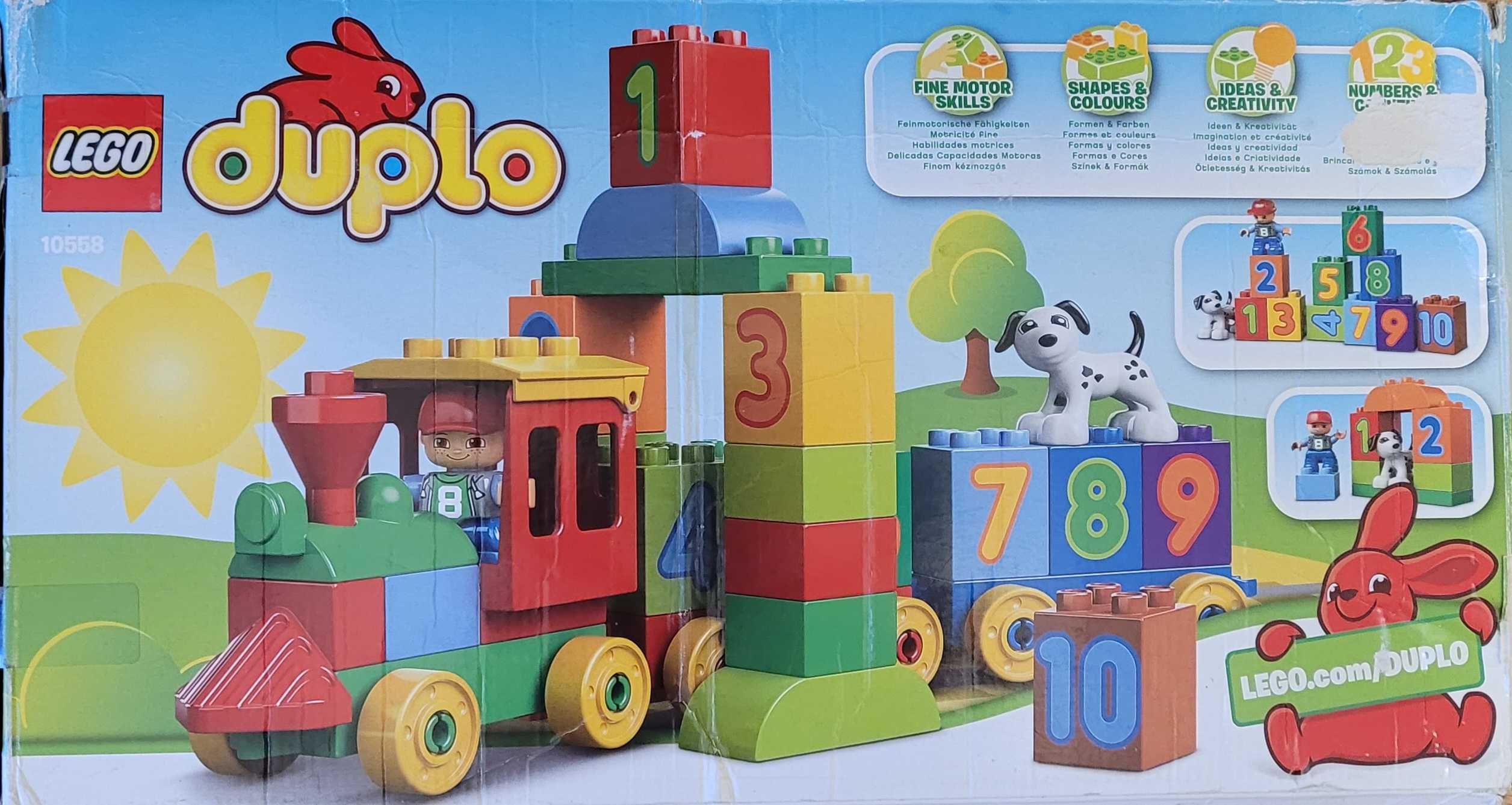LEGO Duplo 10558 Pociąg z cyferkami, Stan bdb kompletne