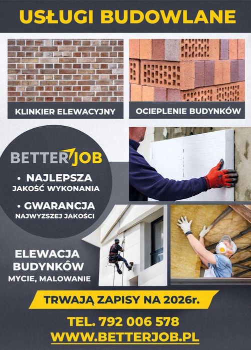 Elewacja-Mycie-Malowanie- Ocieplenie Budynków/LUBSKO