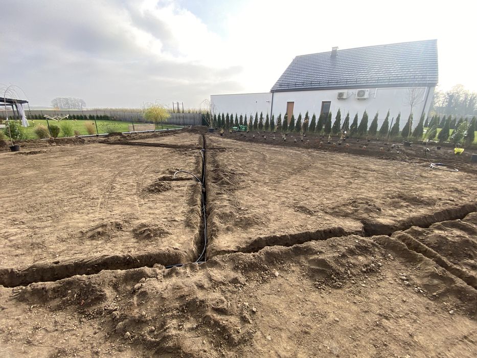 Nawadnianie Usługi koparką łańcuchową - wykopy liniowe cała Polska