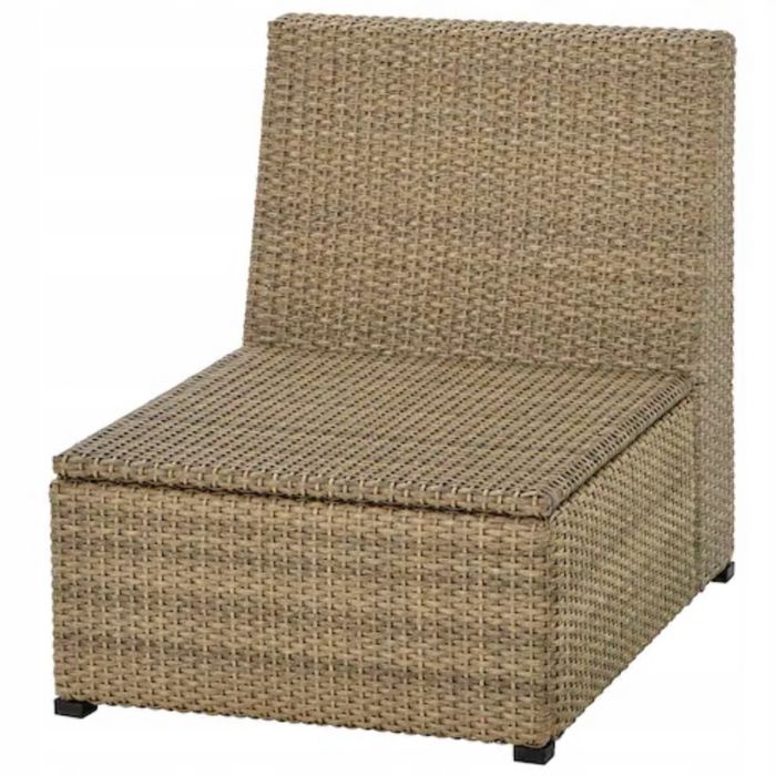 SOLLERON Sekcja 1-osobowa ogrodowa brązowy