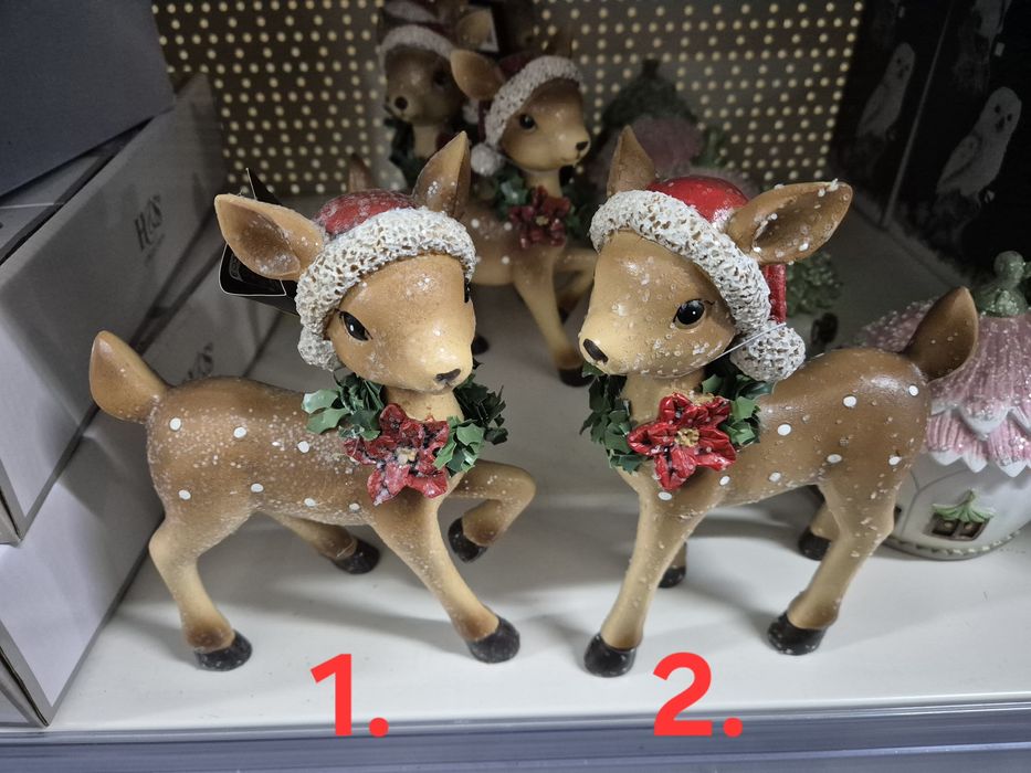 Jeleń Renifer figurka świąteczna 19 cm