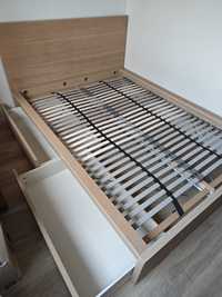 Rama łóżka Ikea Malm 140 + 2 szuflady