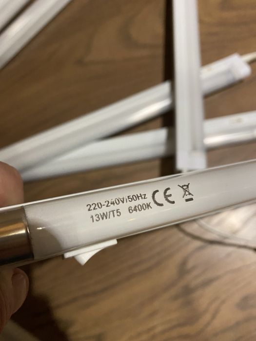 Світильник,Лампа Світло 13w 6400 k довжина 57cm луміносцент (85 гр Опт