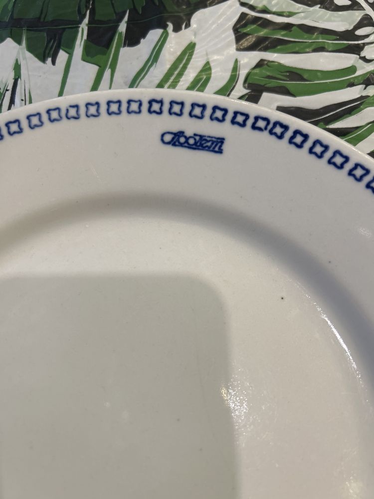 Społem talerz obiadowy płaski PrL retro