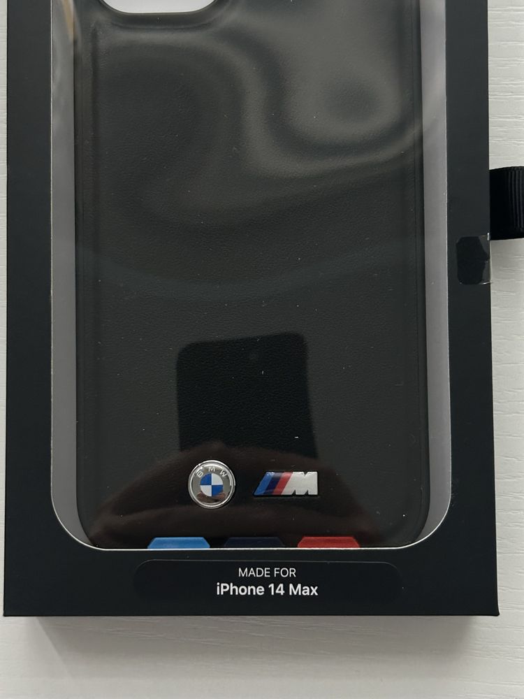 Etui case iphone 14 max nowy nowe bmw skórzane oryginalne