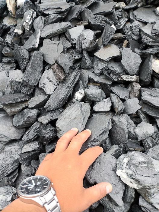 Czarna Kora Kamienna /Łupek - Gnejs / Kamień Ozdobny - Kora Antracyt