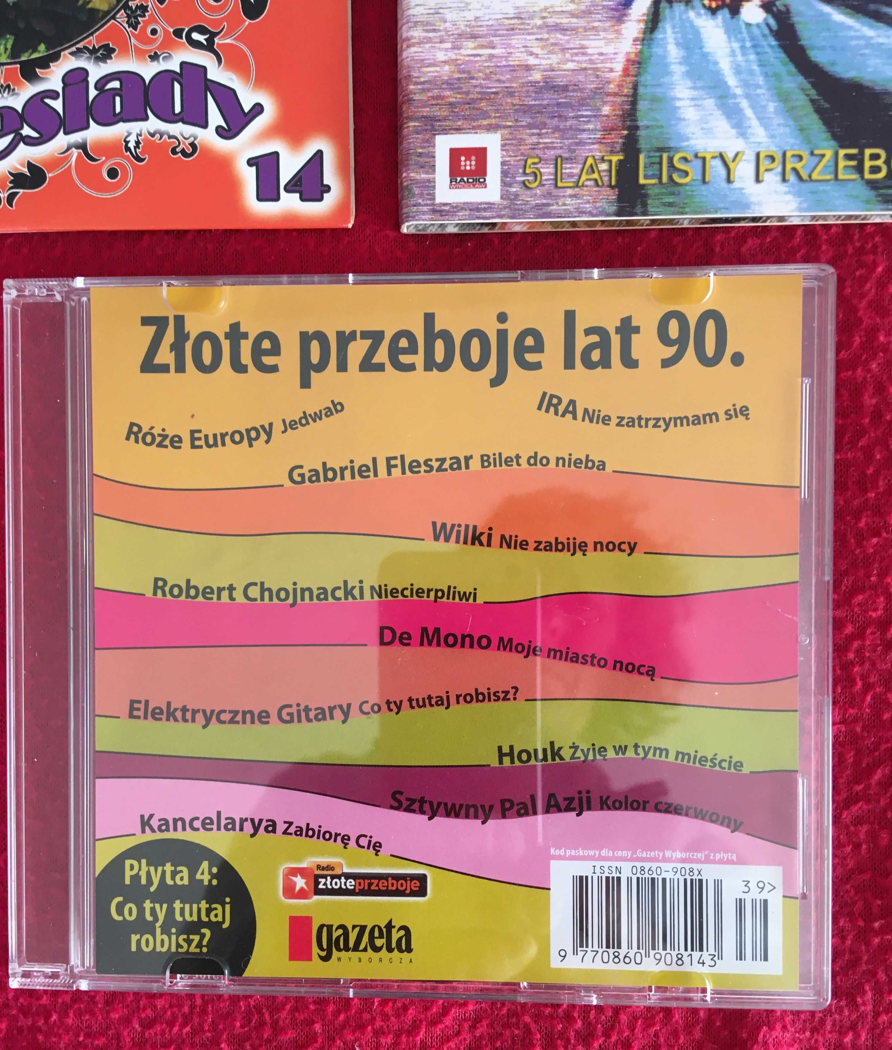 Zestaw 3 płyt-Ludowe przeboje, Hity, Złote przeboje, Biesiadne-Lata 90