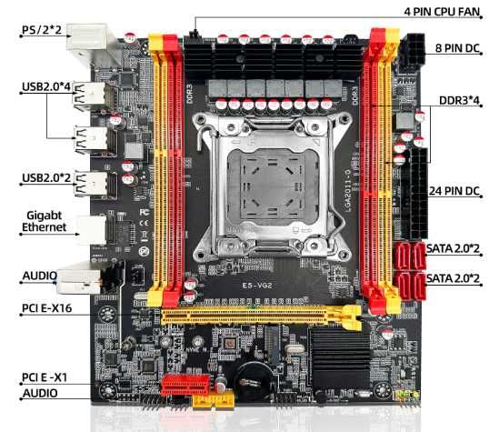 Комплект 8 ядер 16 пот. LGA 2011 Xeon E5-2689 v2 X79 та 16GB Stalker 2