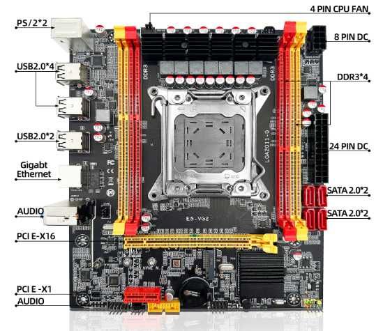 Комплект 8 ядер 16 пот. LGA 2011 Xeon E5-2650 v2 X79 та 16GB + Куллер