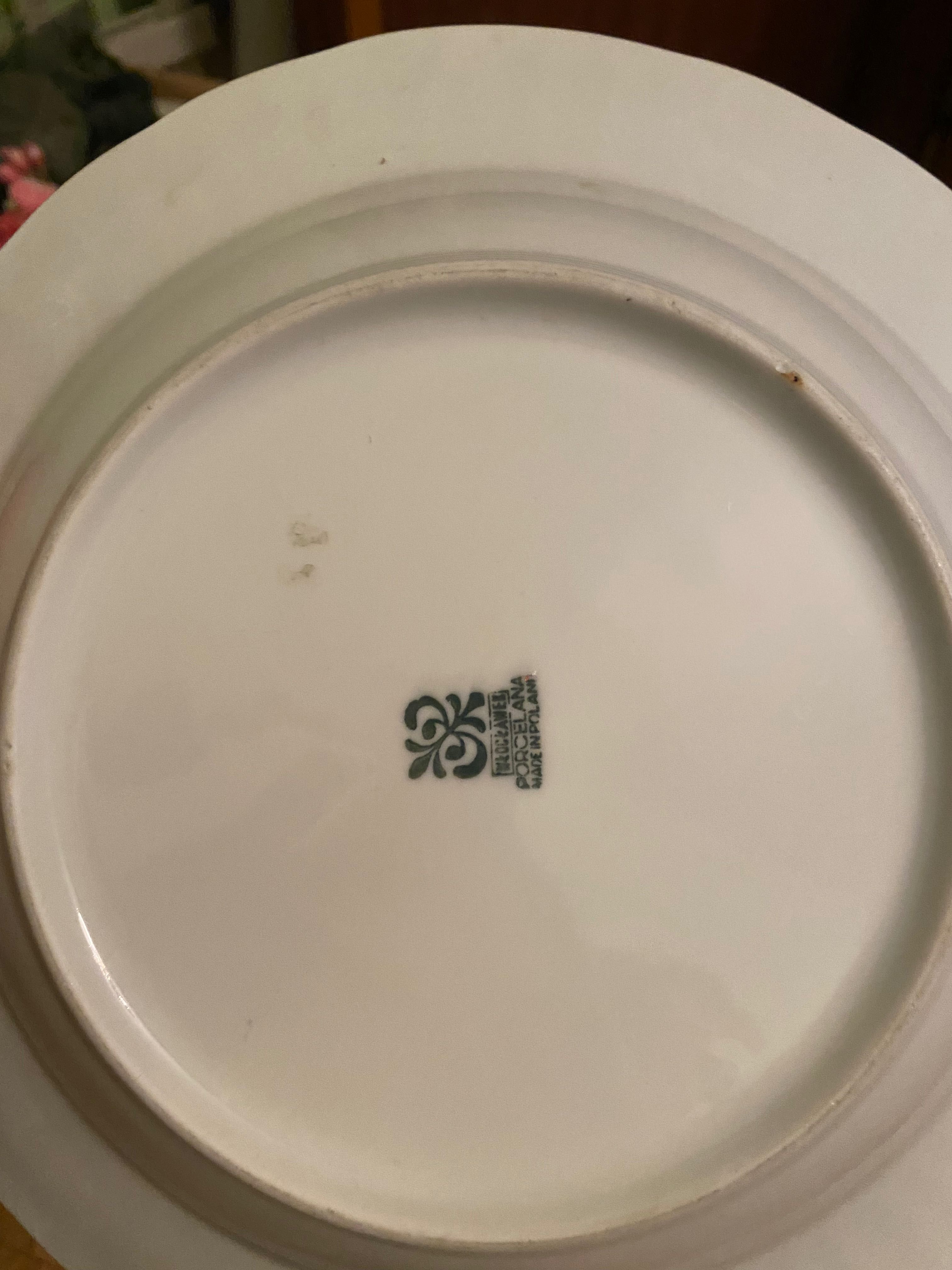 Talerz Włocławek porcelana