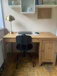 Biurki z litego drewna IKEA hemnes 120x55cm